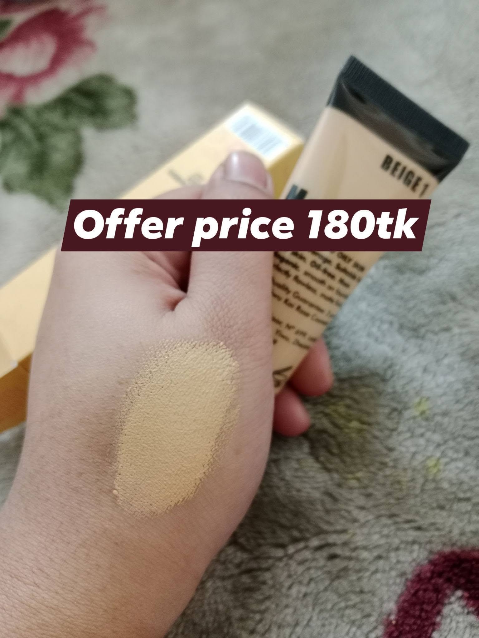 Miss Rose Matte Foundation Beige 1