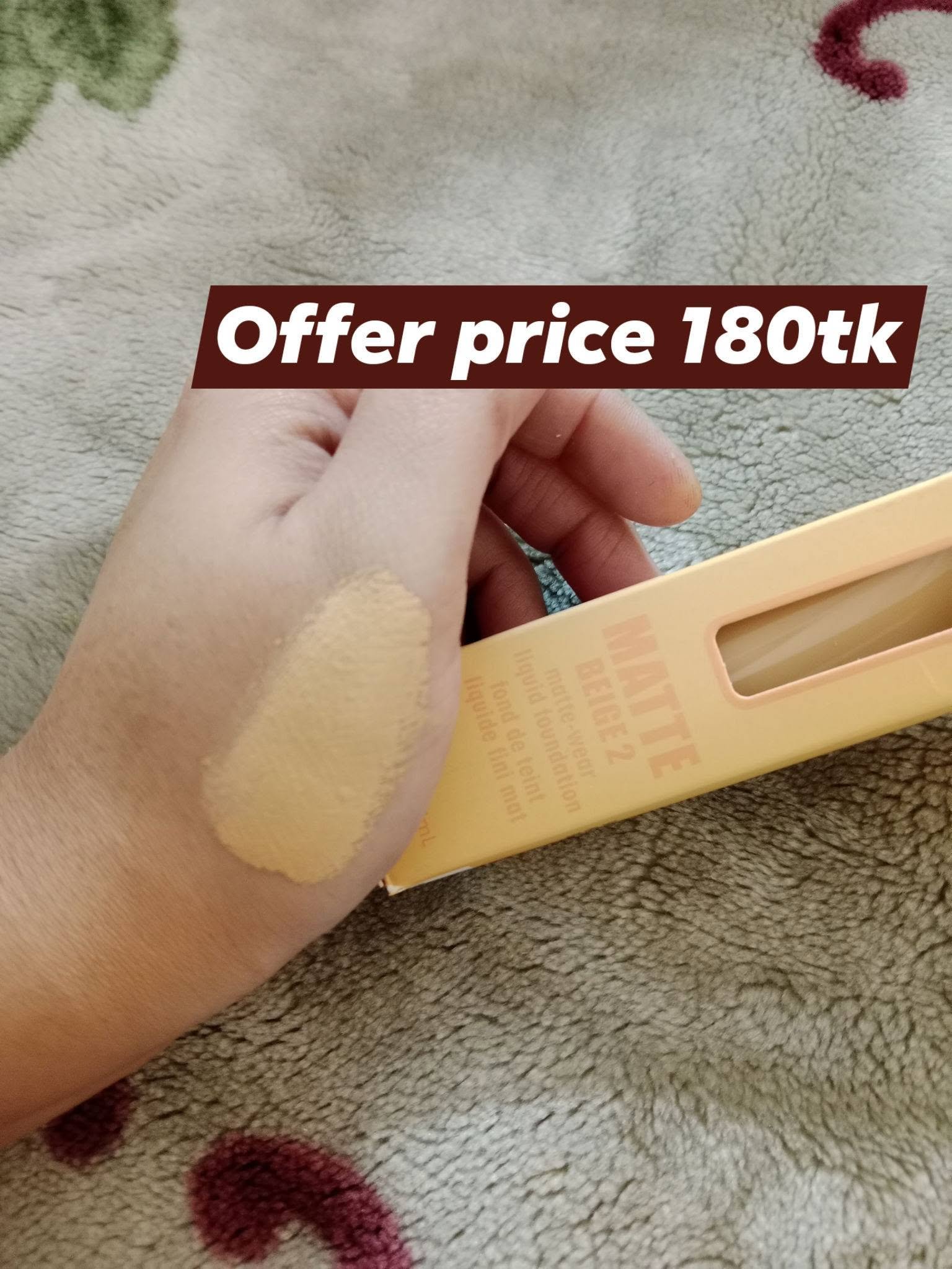 Miss Rose Matte Foundation Beige 2