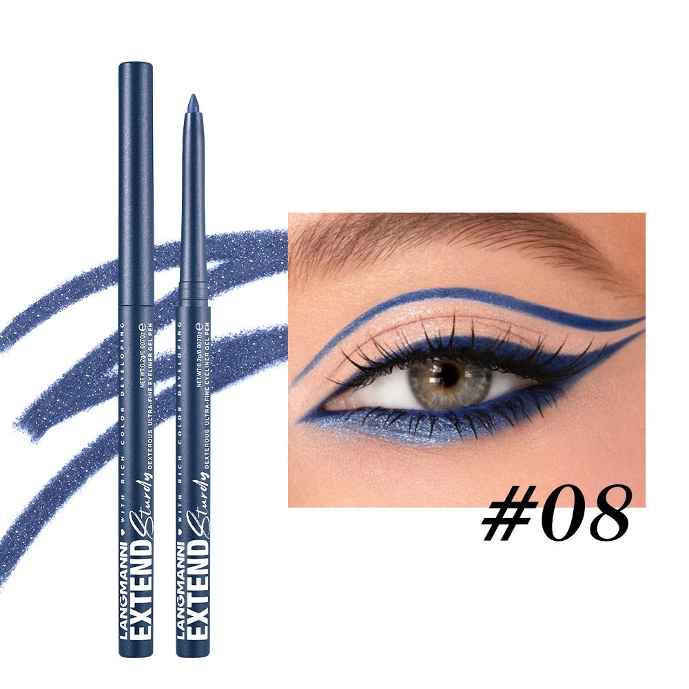 Langmanni Extend Sturdy Ultra Fine Eyeliner Pen Shade 08