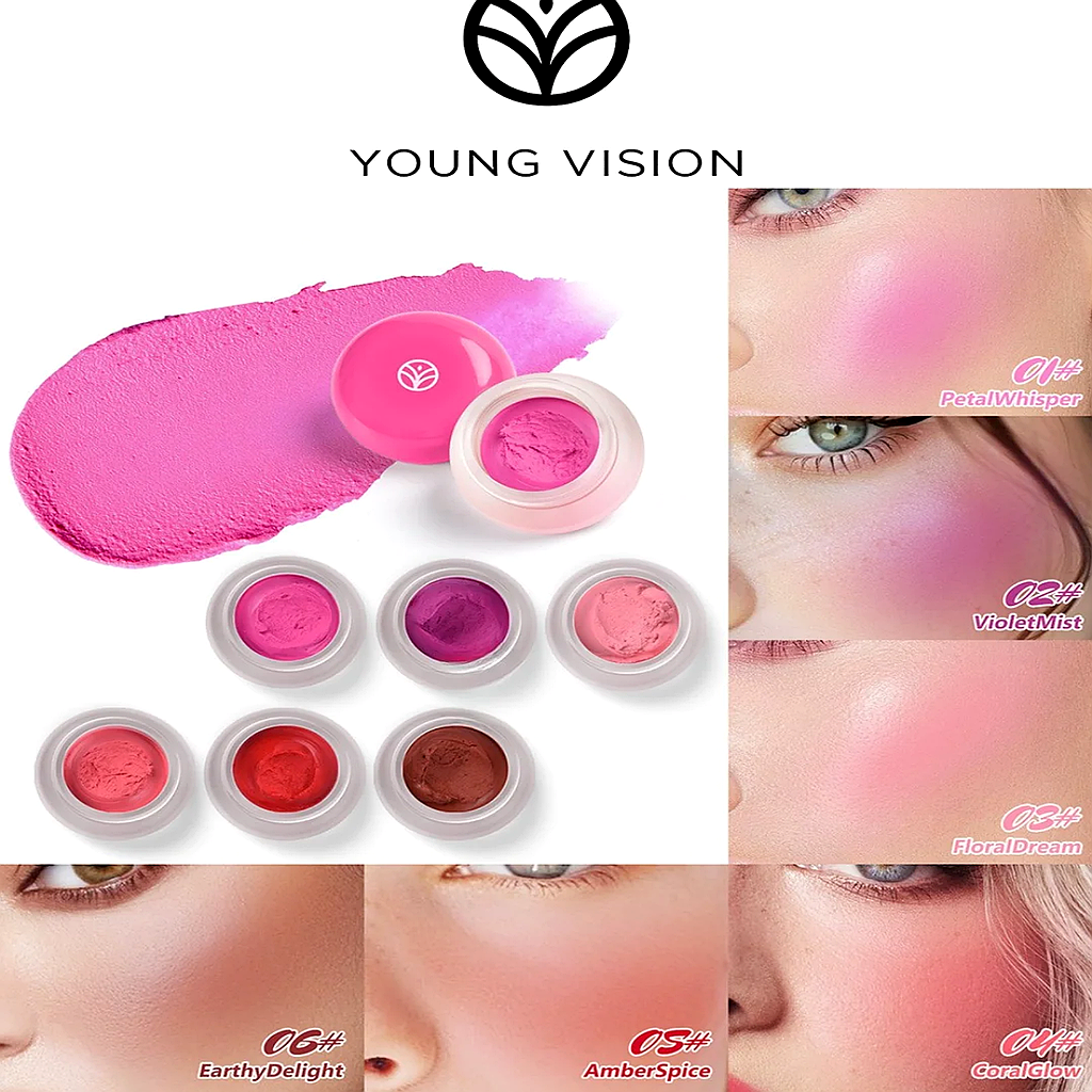 Young Vision 6-Color Mousse Blush