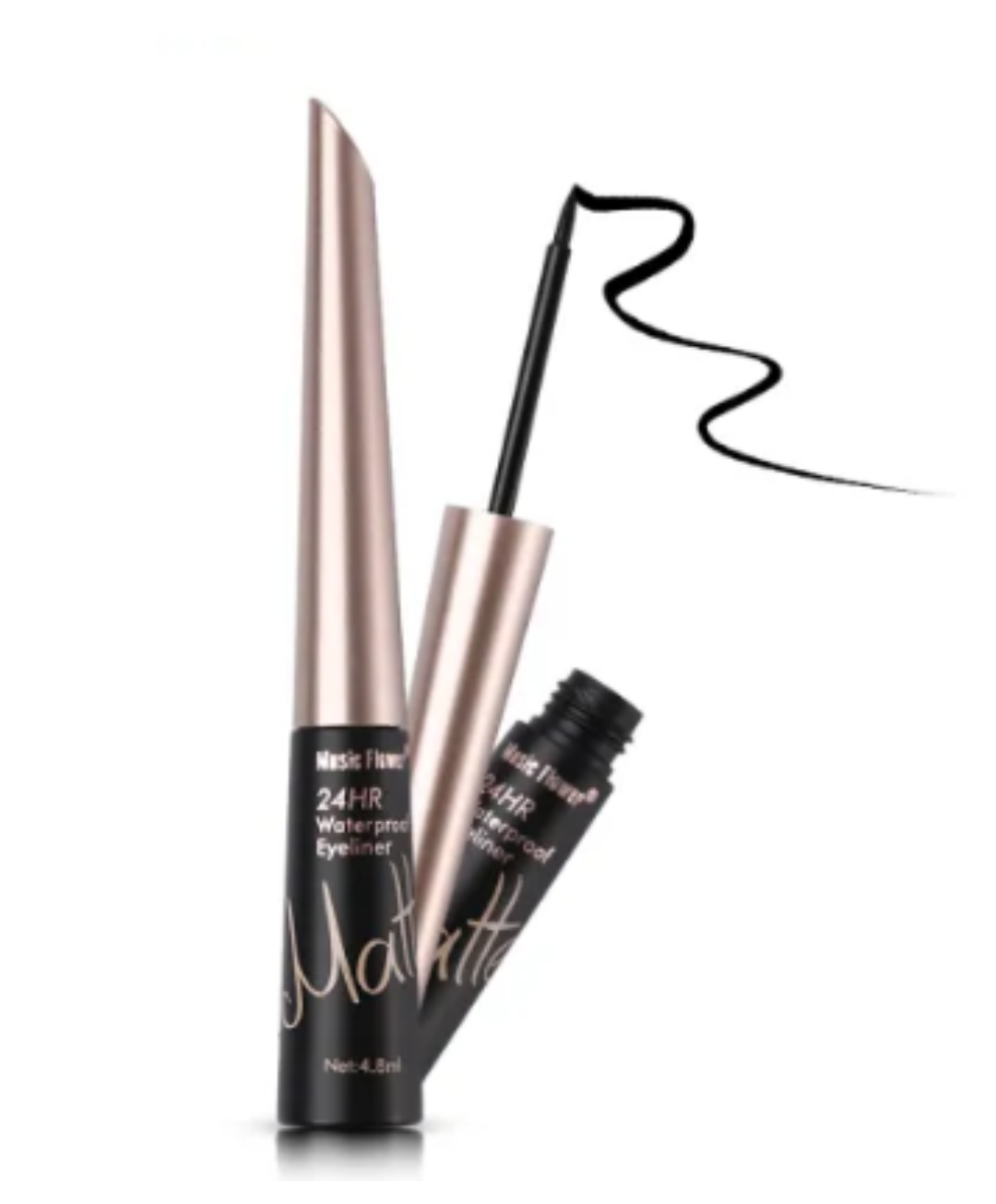 74 Music Flower 24 Hrs Waterproof Matte Eyeliner - Image 1