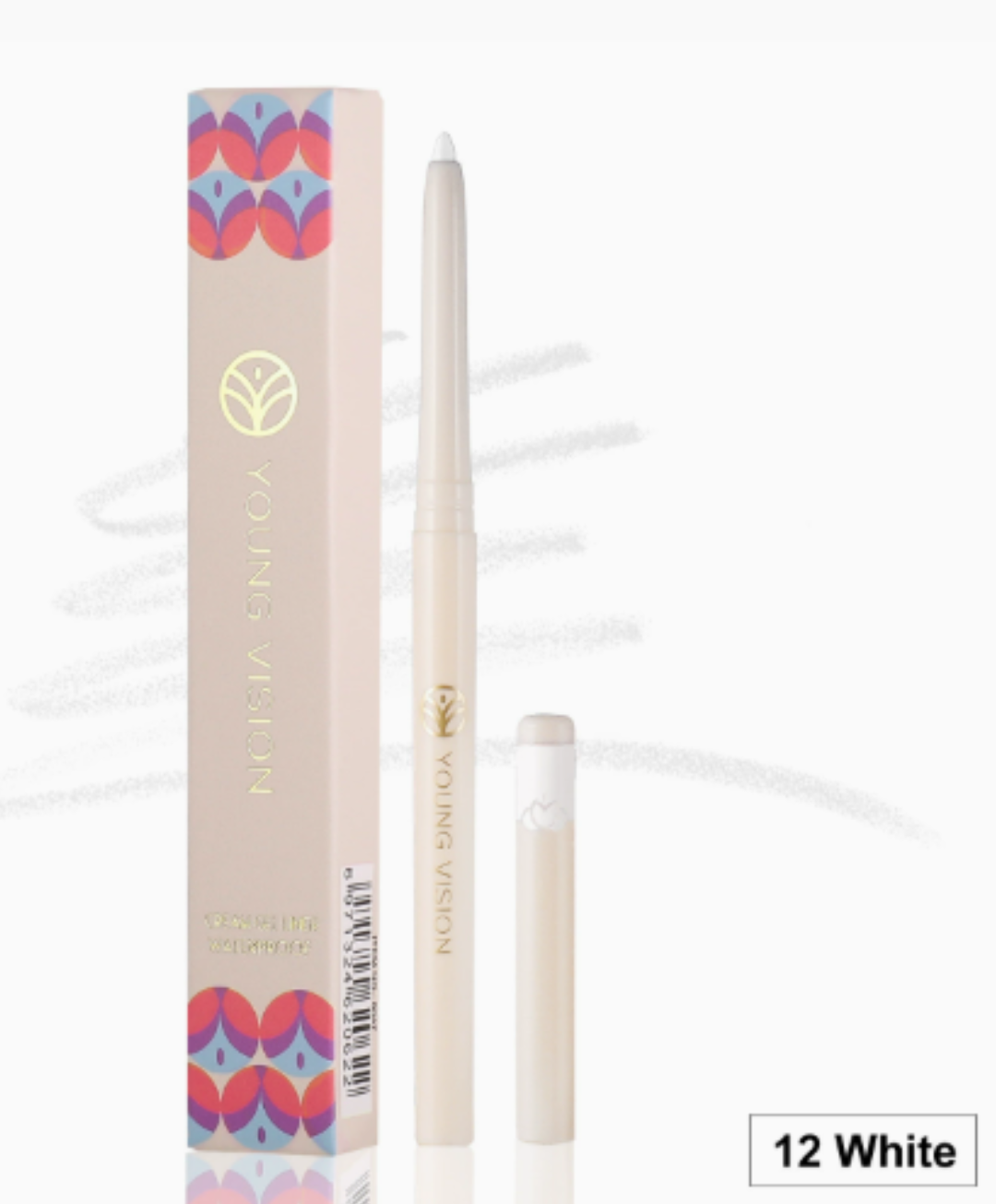 75 Young Vision Color Gel Rotary Eyeliner #12 White - Image 1
