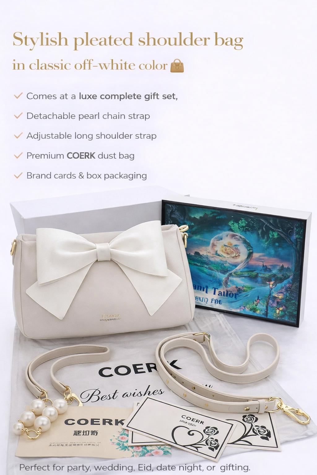 ChatGPT Image Jan 19, 2026, 09_45_42 PM Classic Chic Bow-Detail Shoulder Bag ( Silver Grey) - Image 1