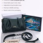 Stylish Ruched Shoulder Bag (Green)