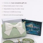 Classic Chic Bow-Detail Shoulder Bag (Mint Green)