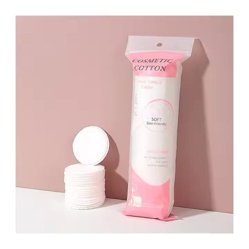 LMLTOP Organic Cotton Pads – 80Pcs (Pink)